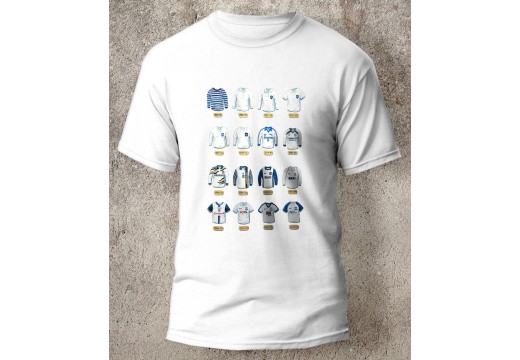 Preston North End FC Retro Art Shirts T-Shirt Preston North End FC Retro Art Shirts T-Shirt